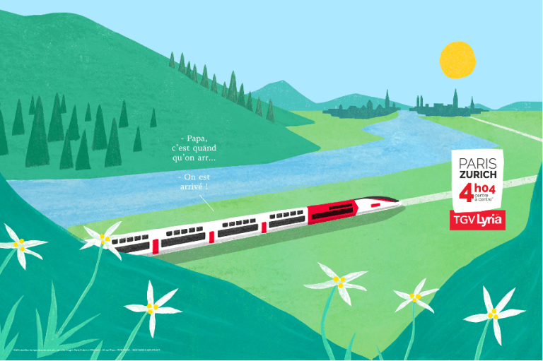 TGV Lyria et Change dévoilent une nouvelle campagne poétique en France et en Suisse