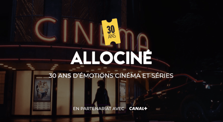 AlloCiné célèbre ses 30 ans en TV, au cinéma et en digital, en partenariat avec Canal+