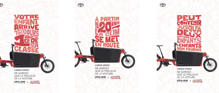 Toyota se met aux deux-roues électriques avec Douze Cycles et l’agence The&Partnership (WPP)