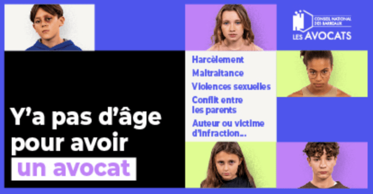 Le Conseil national des barreaux lance sa campagne autour de l’avocat d’enfant 
