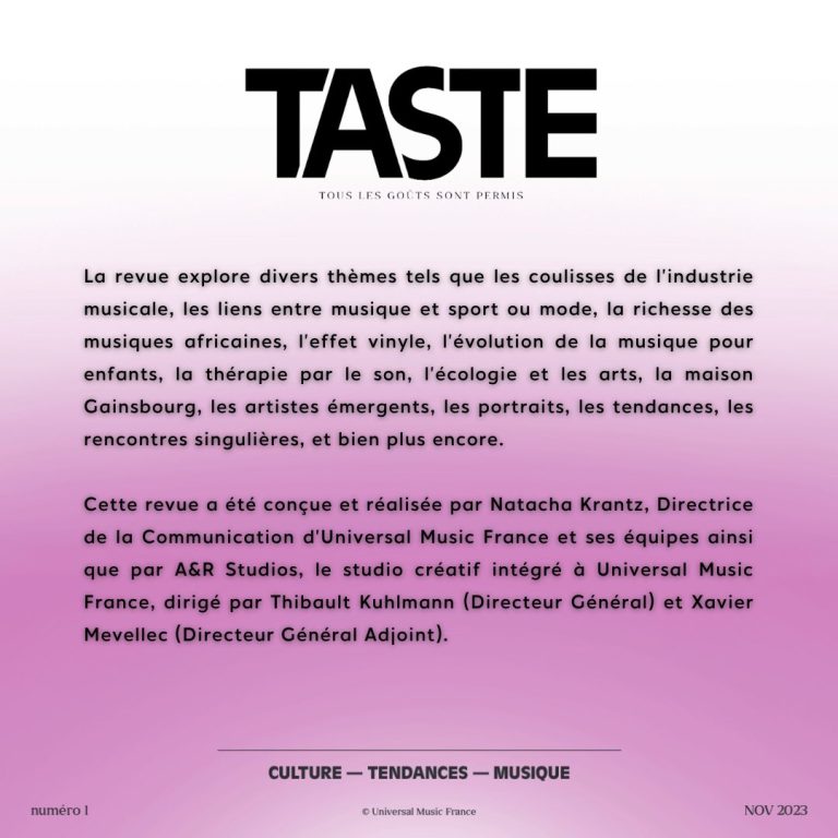 Universal Music France lance sa revue