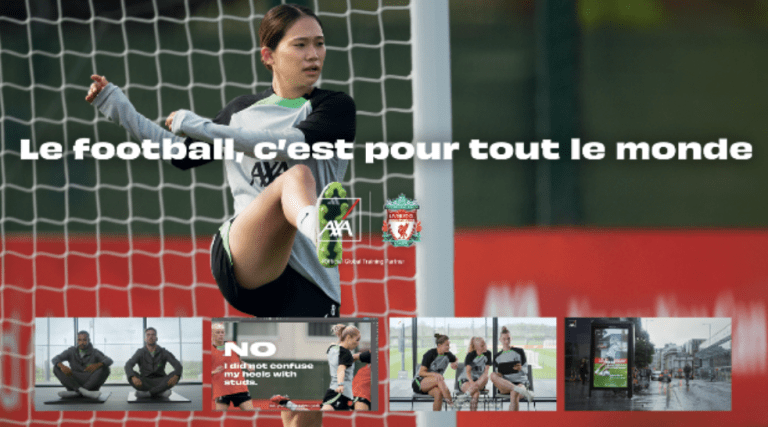 AXA et Liverpool FC ensemble contre les stéréotypes de genre 