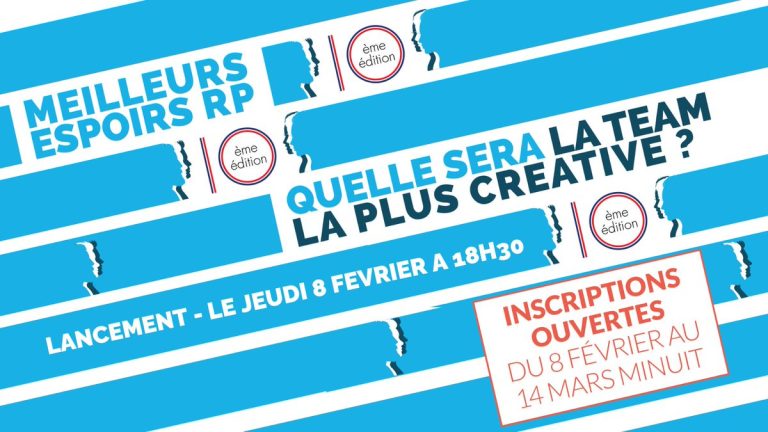 Lancement de la 10e édition des « Meilleurs Espoirs RP » par le SCRP