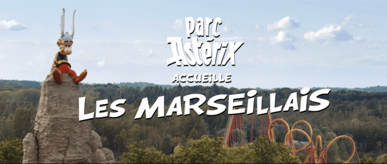 Le Parc Astérix diffuse sa nouvelle campagne avec Steve