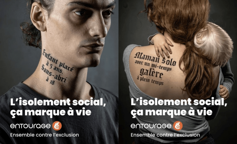 L’association Entourage dévoile sa nouvelle campagne « Rendre visible l&rsquo;invisible »