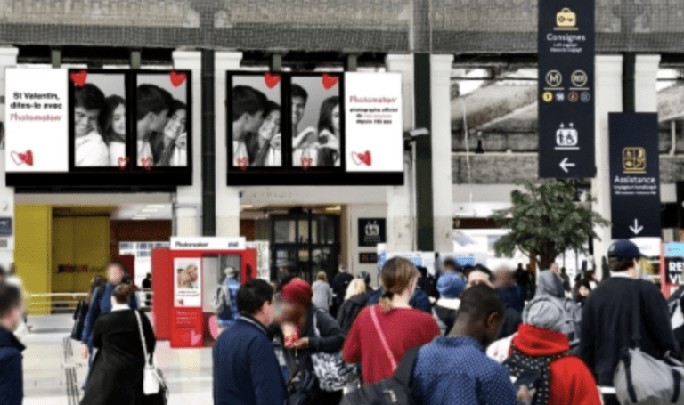 Photomaton célèbre la Saint-Valentin avec une opération inédite à la Gare de Lyon