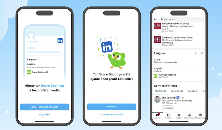 Duolingo annonce le lancement des cours d’échecs en France et un partenariat avec LinkedIn