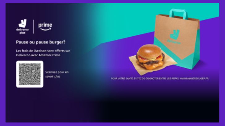 Deliveroo déploie une campagne d’envergure pour communiquer sur son partenariat avec Amazon