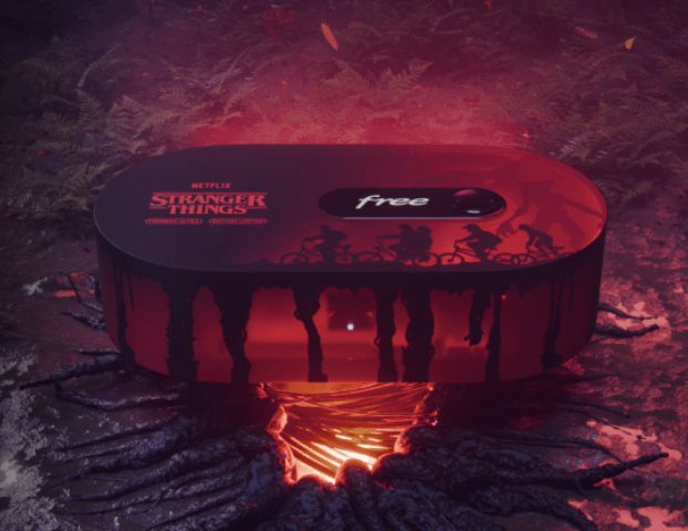Free signe une collaboratio avec Netflix et la série «Stranger Things»