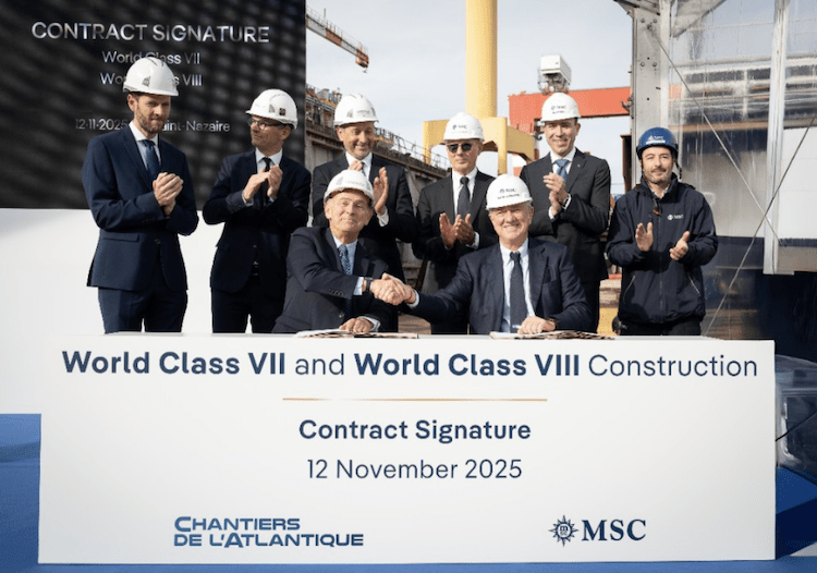 MSC Croisières annonce la commande de deux nouveaux navires World Class