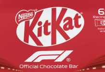 KitKat inaugure son partenariat officiel avec Formula 1