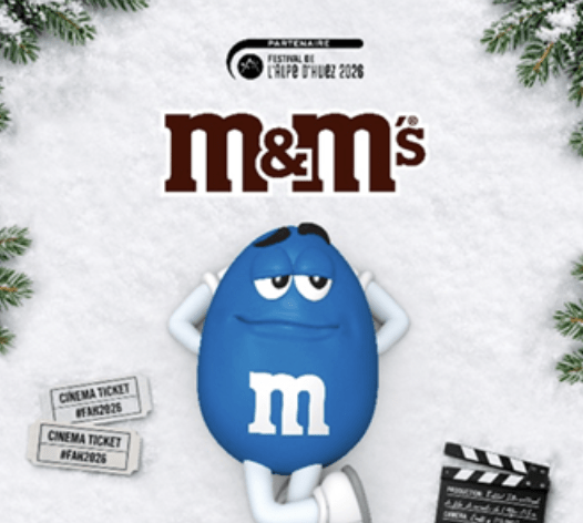 M&M’S devient partenaire officiel du Festival de l’Alpe d’Huez 2026