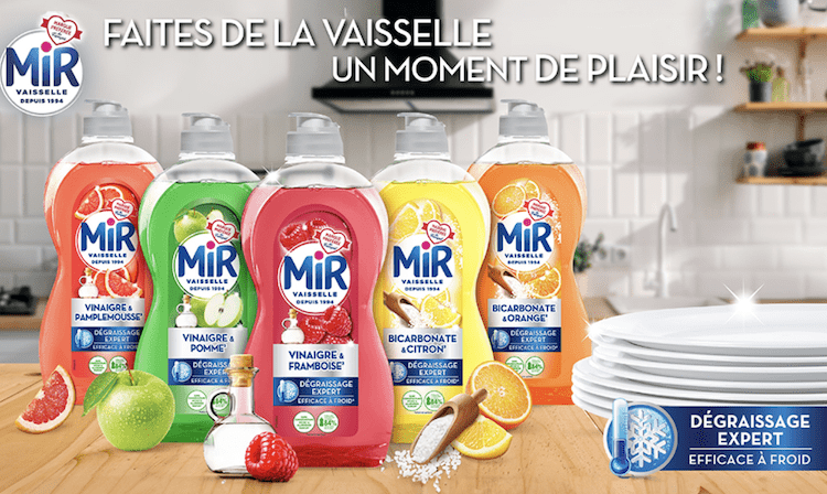 Mir Vaisselle réélue Marque Préférée des Français – catégorie soin de la vaisselle 