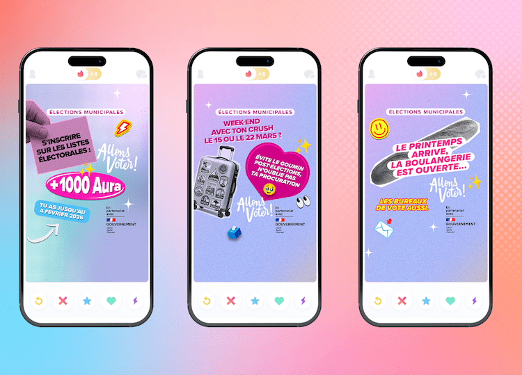 Tinder s’associe au Gouvernement pour informer les jeunes électeurs et encourager la participation citoyenne 