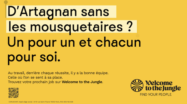 Welcome To The Jungle signe une campagne pop et universelle qui célèbre la magie des rencontres au travail 
