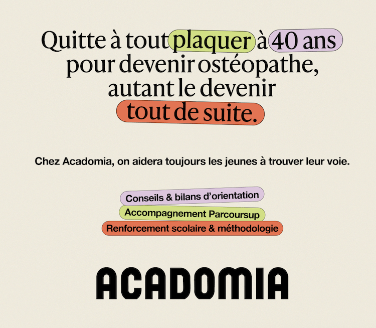 Acadomia déploie sa nouvelle campagne avec Rosa Paris