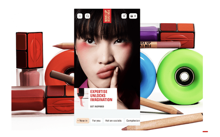 Castor & Pollux signe le nouveau flagship digital de Make Up For Ever