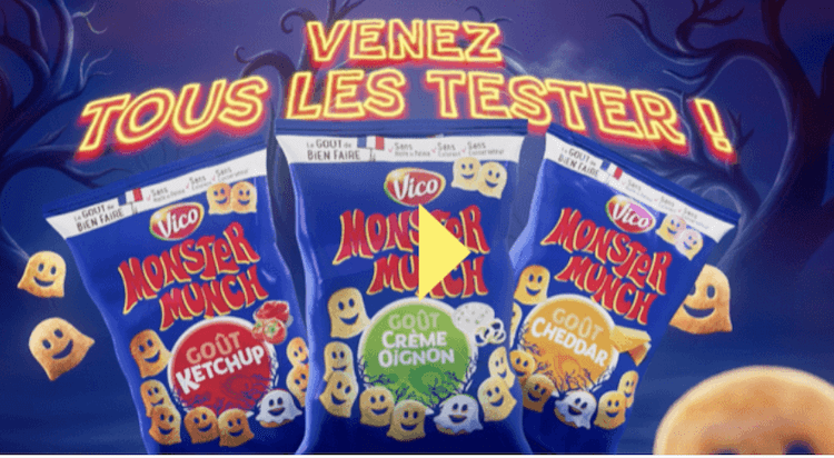 Change signe la nouvelle campagne Monster Munch