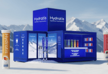 Hydratis installe son Winter Lab à la Plagne du 25 février au 04 mars 2026