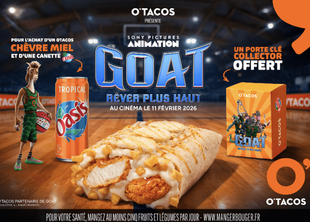 O’Tacos annonce son premier partenariat avec Sony Pictures