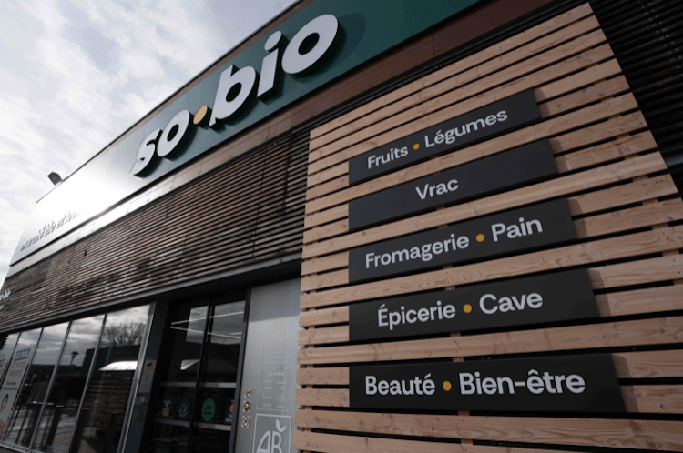 So.bio présente son nouveau concept de magasin bio