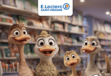 E.Leclerc Saint-Médard (Gironde) dévoile deux nouvelles mascottes