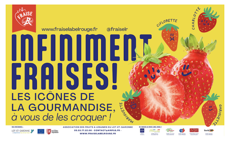 La Fraise Label Rouge déploie une campagne de communication