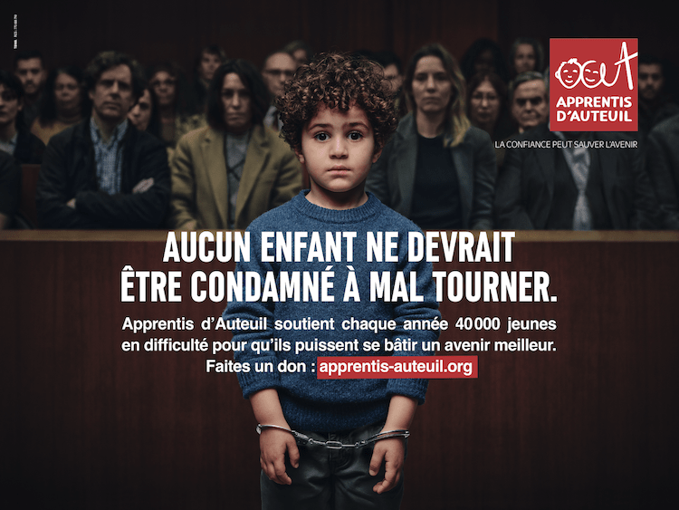 Apprentis d’Auteuil diffuse sa nouvelle campagne avec TBWA\Paris