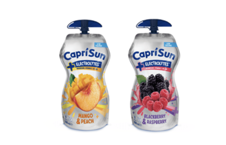 Capri-Sun lance Capri-Sun + Electrolytes