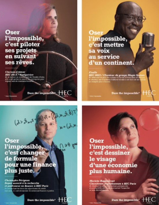 HEC dévoile sa nouvelle campagne avec BETC 