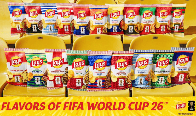 Lay’s lance 40 nouvelles saveurs de chips inspirées de la Coupe du Monde de la FIFA 