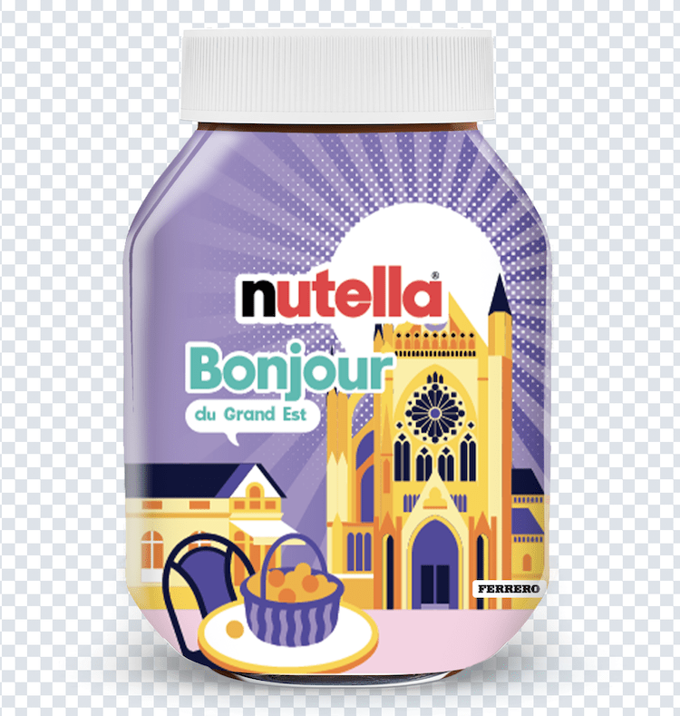 Nutella revisite son packaging avec Gwladys Morey 
