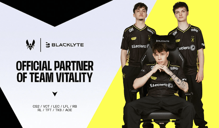 Blacklyte devient le nouveau partenaire de chaises gaming de Team Vitality