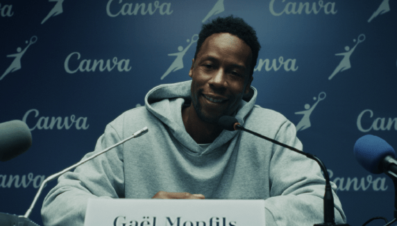 Canva déploie sa campagne avec Marcel et Gaël Monfils
