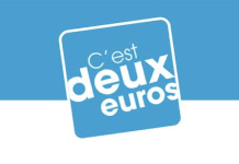 L’enseigne C’est deux euros signe une campagne décalée