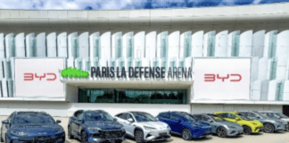 BYD et Paris La Défense Arena annonce un partenariat