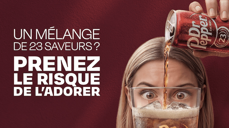 Dr Pepper dévoile sa nouvelle campagne avec Marcel