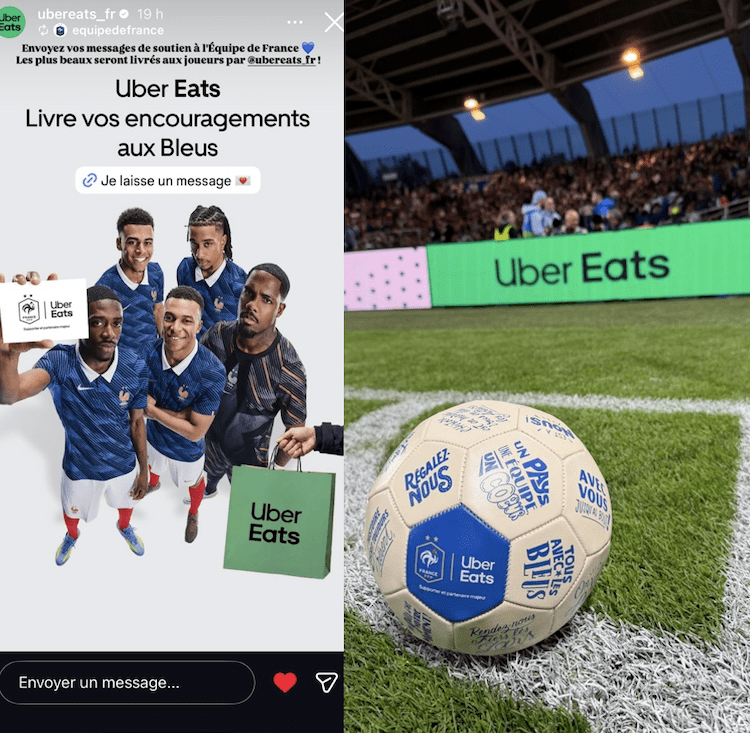 Re-Mind PHD et Fuse France font entrer Uber Eats au cœur du jeu des Bleus