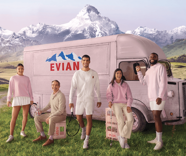 evian célèbre son 200e anniversaire et dévoile une eau minérale naturelle pétillante