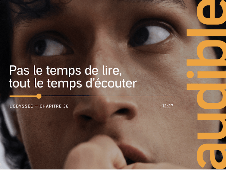 Audible déploie sa nouvelle campagne