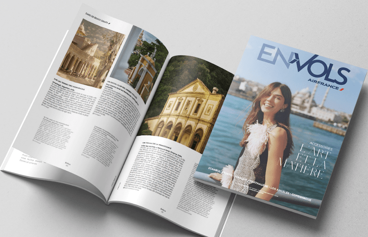 Le magazine EnVols Air France dévoile une nouvelle maquette