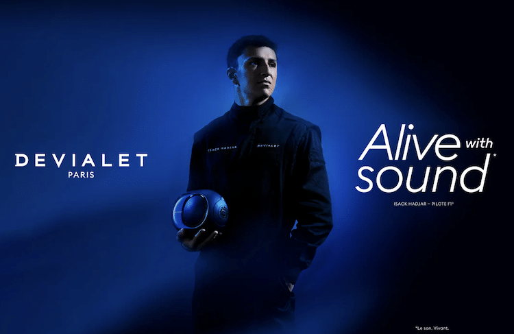 Devialet dévoile sa nouvelle campagne avec Bonjour Paris et l’ambassadeur Isack Hadjar 