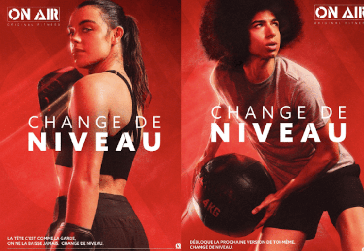 On Air Fitness dévoile sa nouvelle plateforme de marque avec l’agence Carburant 