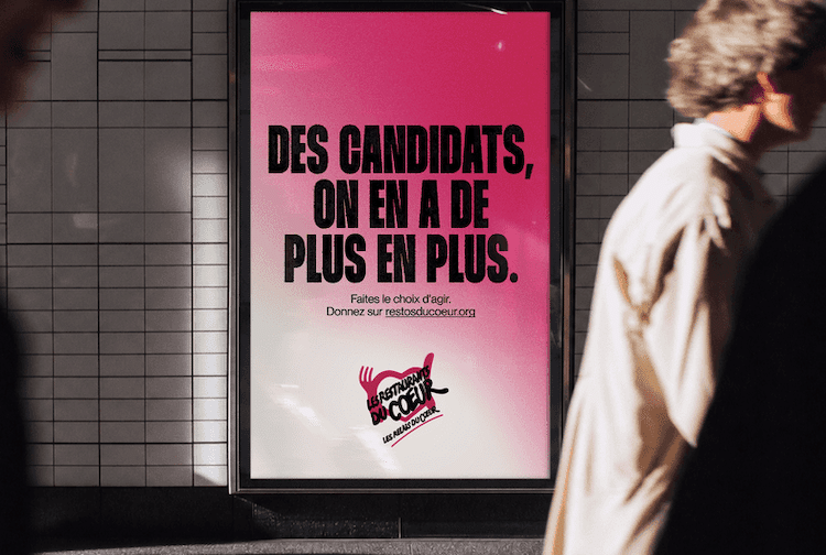 Les Restos du Coeur prennent la parole avec une nouvelle campagne d’affichage imaginée par l’agence Change