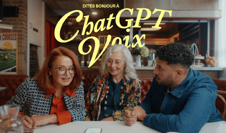 OpenAI donne de la voix à nos grands-mères dans sa première campagne publicitaire en France