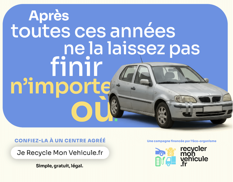 Recycler Mon Véhicule lance sa toute première campagne nationale grand public